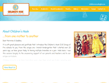 Tablet Screenshot of childrensnook.in